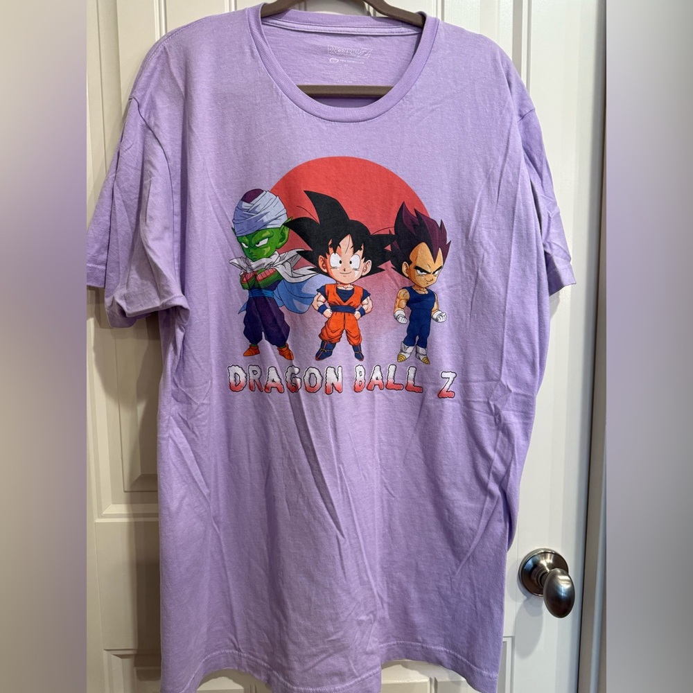Dragon Ball Z Graphic Short Sleeve Tee - Lavender